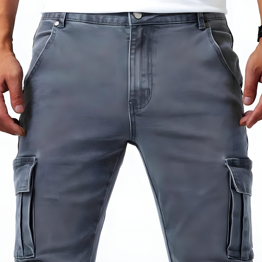 Samuel™ | Stretch Denim Cargo-Hose