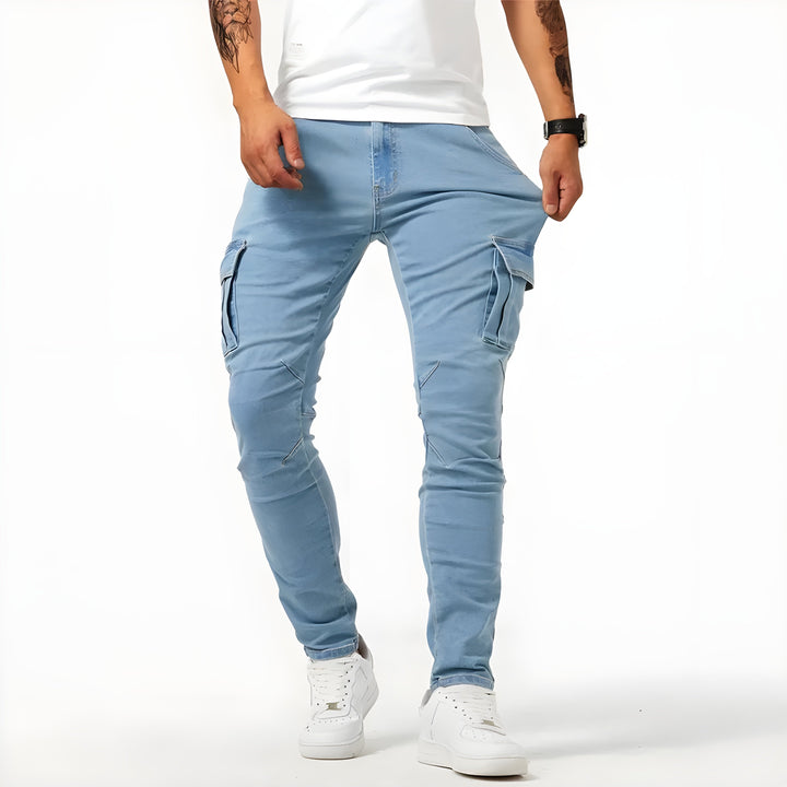 Samuel™ | Stretch Denim Cargo-Hose